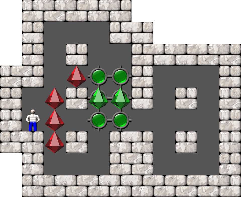 Sokoban Kevin 16 level 25